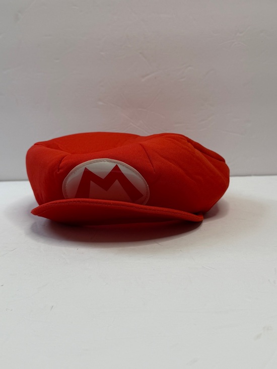 Other - Kids Red Character Cap with Front 'M' Emblem Hat Costume O/S